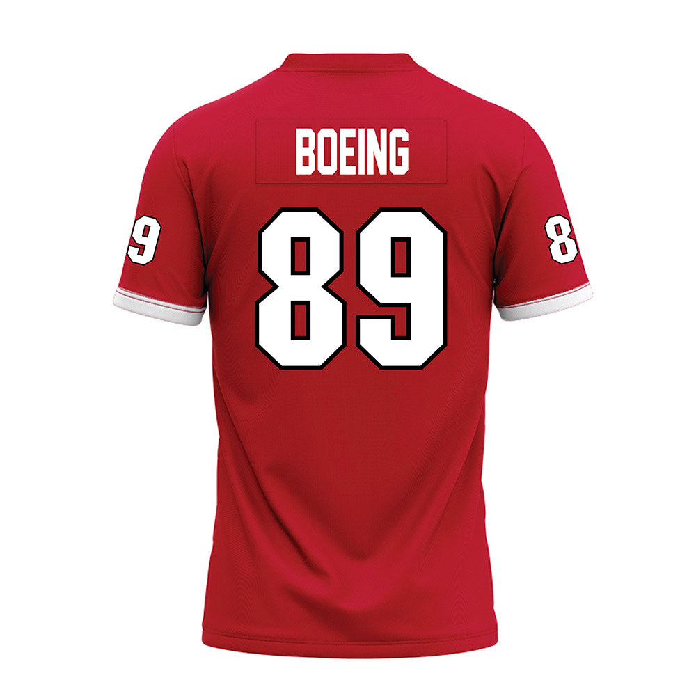 Miami of Ohio - NCAA Football : Brayden Boeing - Red Premium Football Jersey-1