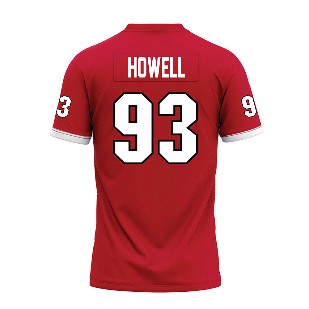 Miami of Ohio - NCAA Football : Logan Howell - Red Premium Football Jersey-1