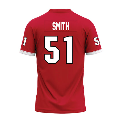 Miami of Ohio - NCAA Football : Eric Smith - Red Premium Football Jersey-1