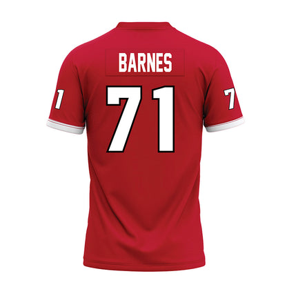 Miami of Ohio - NCAA Football : Lucas Barnes - Red Premium Football Jersey-1