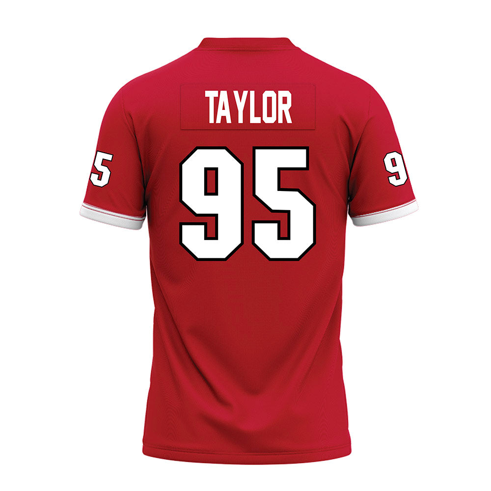 Miami of Ohio - NCAA Football : Aariz Taylor - Red Premium Football Jersey-1