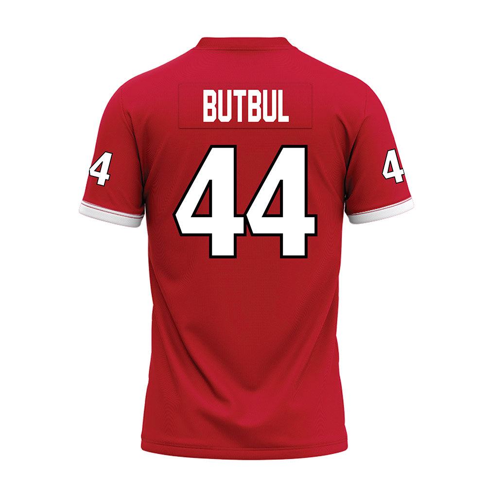 Miami of Ohio - NCAA Football : Noam Butbul - Red Premium Football Jersey-1