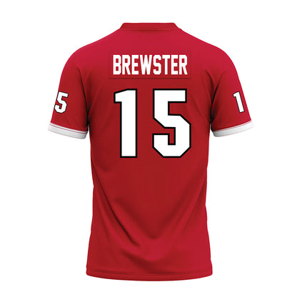 Miami of Ohio - NCAA Football : Harrison Brewster - Red Premium Football Jersey-1