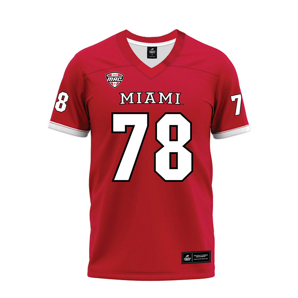 Miami of Ohio - NCAA Football : Devontae Armstrong - Red Premium Football Jersey-0