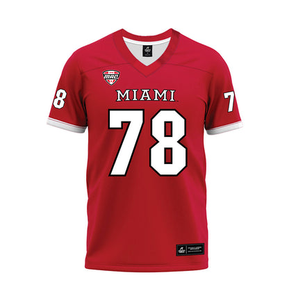 Miami of Ohio - NCAA Football : Devontae Armstrong - Red Premium Football Jersey-0