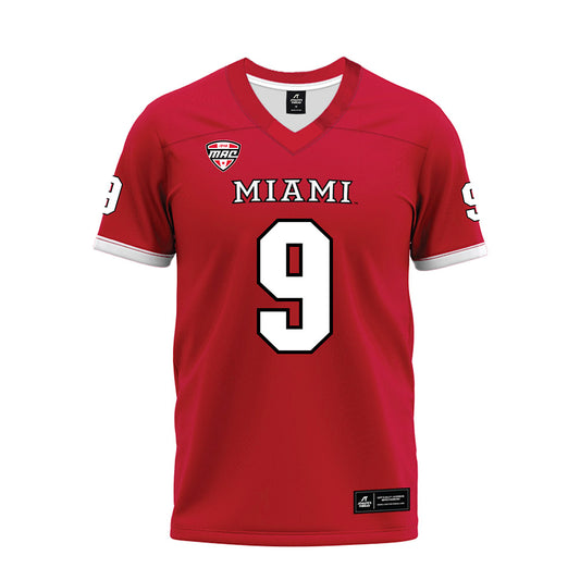Miami of Ohio - NCAA Football : Dshawntae JONES - Red Premium Football Jersey-0