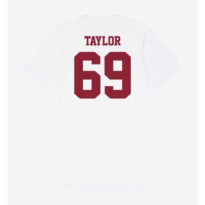 UMass - NCAA Football : Brock Taylor - Women's V-Neck T-Shirt-1