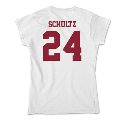 UMass - NCAA Women's Soccer : Amanda Schultz - Soft Style Women’s T-Shirt-1