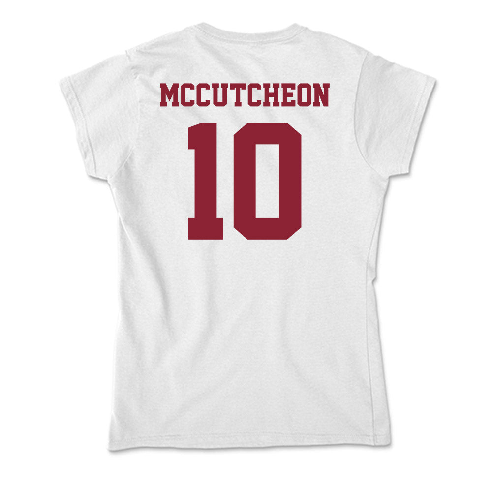 UMass - NCAA Football : Ty Mccutcheon - Soft Style Women’s T-Shirt-1