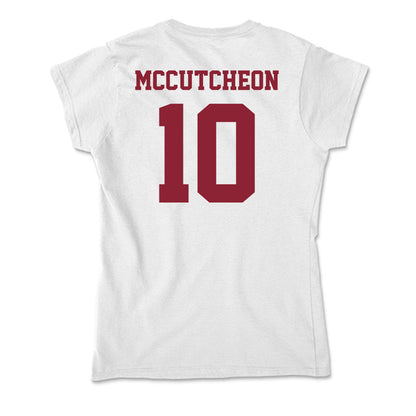 UMass - NCAA Football : Ty Mccutcheon - Soft Style Women’s T-Shirt-1