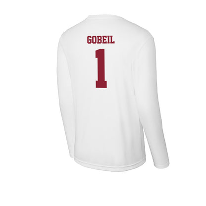 UMass - NCAA Baseball : Dean Gobeil - Activewear Long Sleeve T-Shirt-1