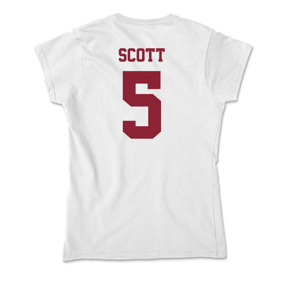UMass - NCAA Women's Basketball : Kiki Scott - Soft Style Women’s T-Shirt-1
