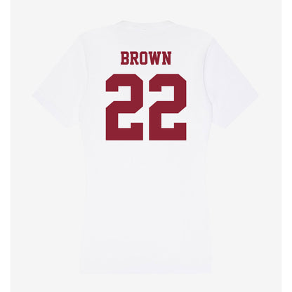 UMass - NCAA Men's Soccer : Alex Brown - Women's V-Neck T-Shirt-1