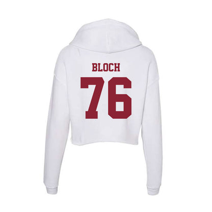  - NCAA Football : Riley Bloch - Women's Crop Fleece Hoodie-1
