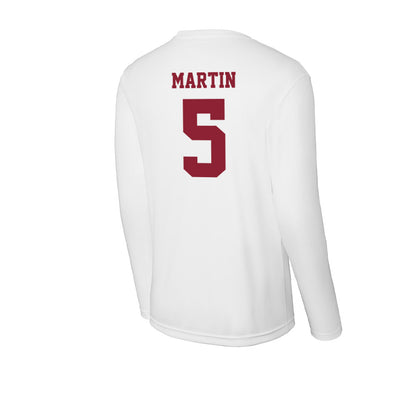 UMass - NCAA Football : Tyler Martin - Activewear Long Sleeve T-Shirt-1