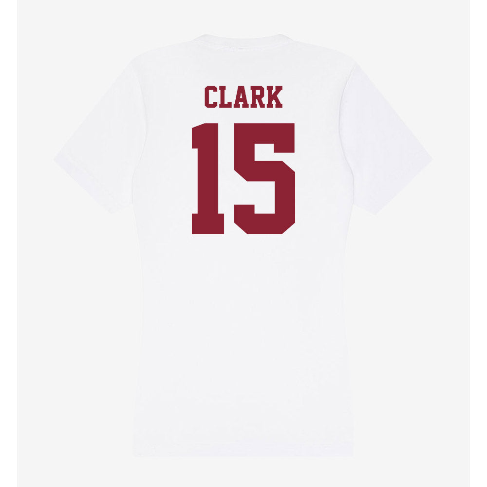 UMass - NCAA Women's Lacrosse : Heather Clark - Women's V-Neck T-Shirt-1