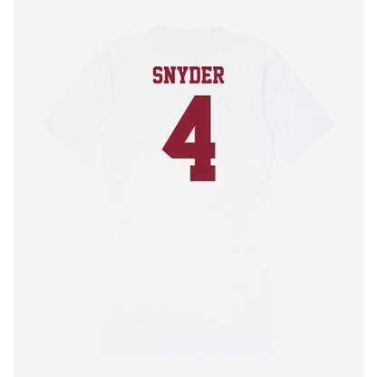 UMass - NCAA Football : DD Snyder - Women's V-Neck T-Shirt-1