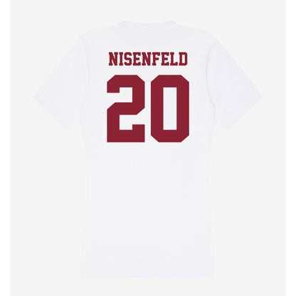 UMass - NCAA Women's Soccer : Leah Nisenfeld - Women's V-Neck T-Shirt-1