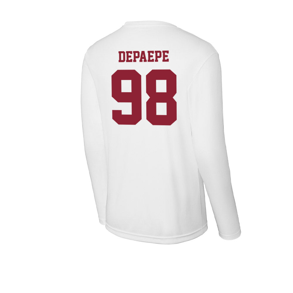 UMass - NCAA Football : William DePaepe - Activewear Long Sleeve T-Shirt-1