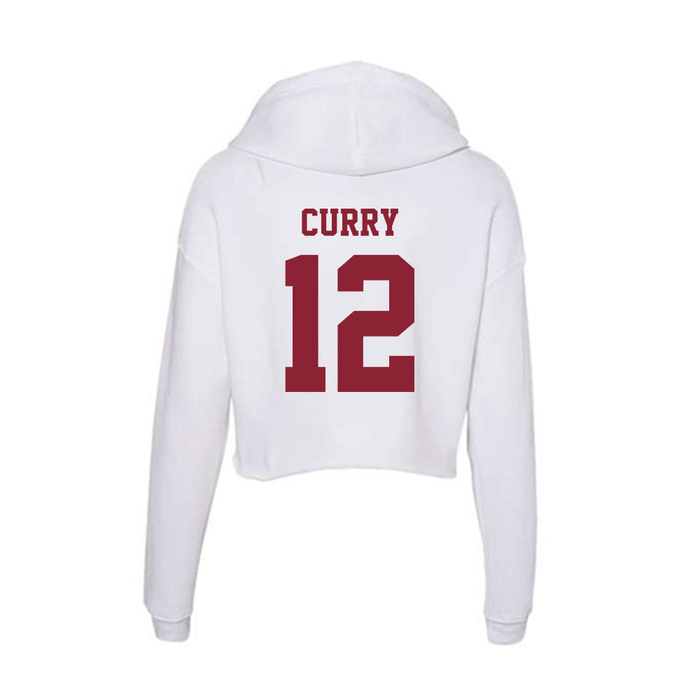 UMass - NCAA Women's Soccer : Monica Curry - Women's Crop Fleece Hoodie-1