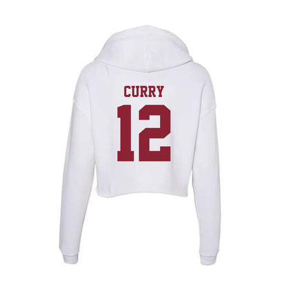 UMass - NCAA Women's Soccer : Monica Curry - Women's Crop Fleece Hoodie-1