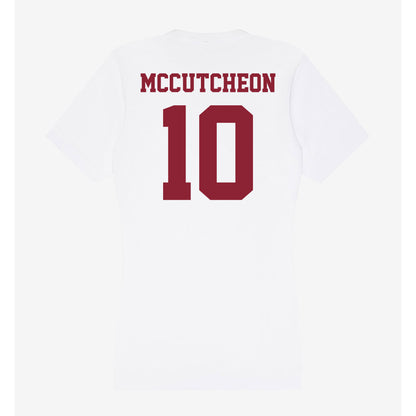 UMass - NCAA Football : Ty Mccutcheon - Women's V-Neck T-Shirt-1