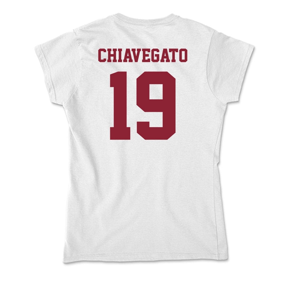 UMass - NCAA Football : David Chiavegato - Soft Style Women’s T-Shirt-1