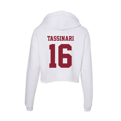 UMass - NCAA Women's Soccer : Reilly Tassinari - Women's Crop Fleece Hoodie-1