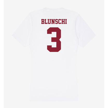UMass - NCAA Men's Soccer : Jordan Blunschi - Women's V-Neck T-Shirt-1