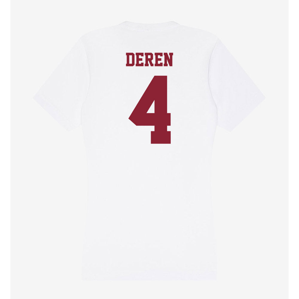 UMass - NCAA Women's Soccer : Amelia Deren - Women's V-Neck T-Shirt-1