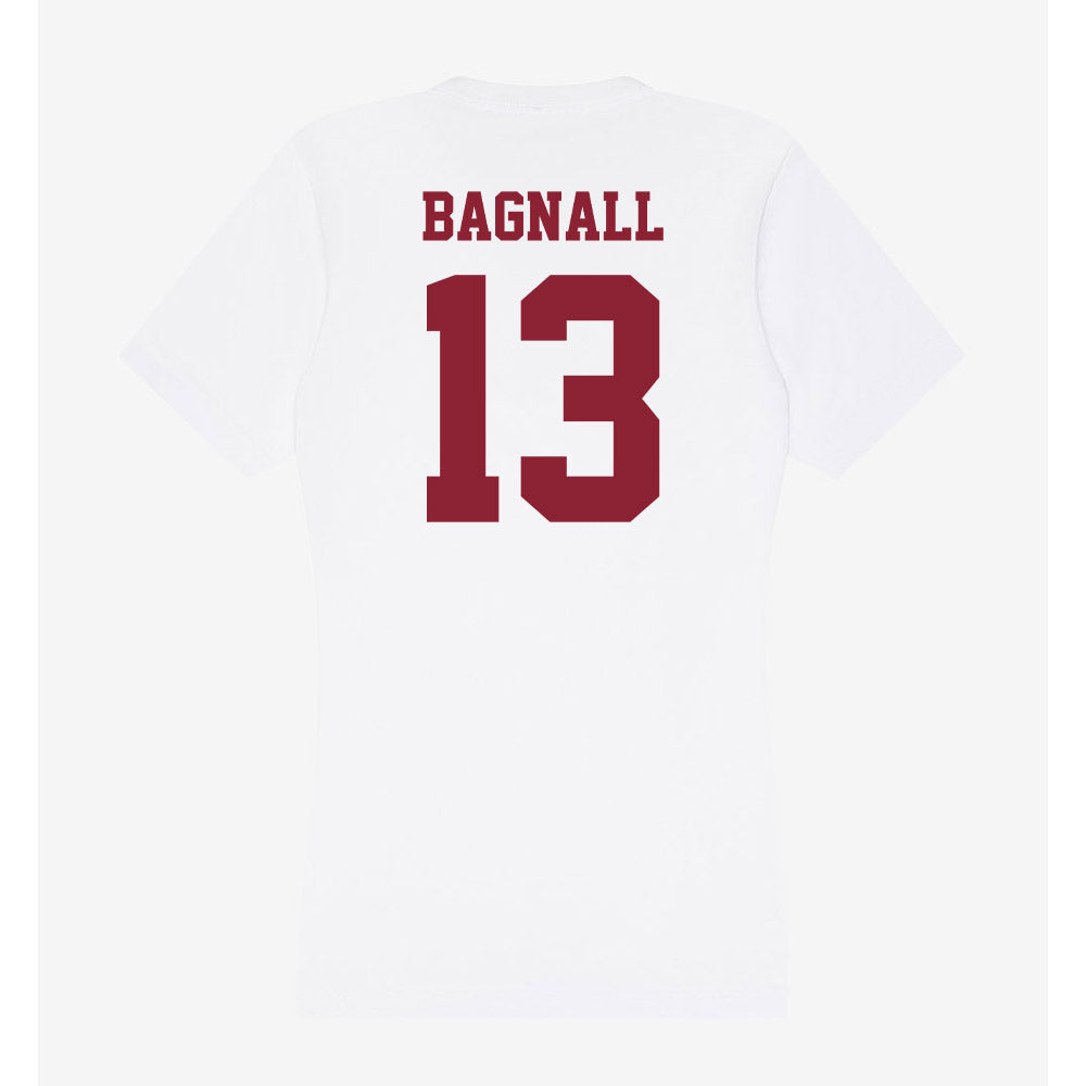 UMass - NCAA Men's Lacrosse : Thomas Bagnall - Women's V-Neck T-Shirt-1