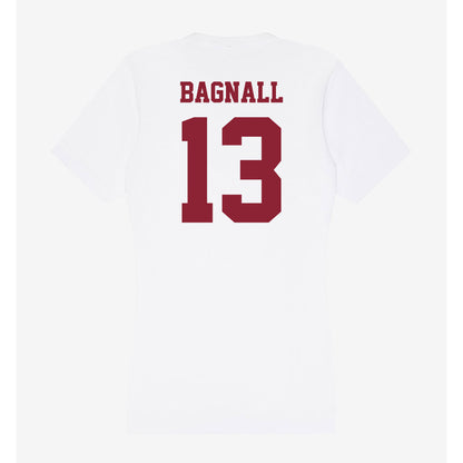 UMass - NCAA Men's Lacrosse : Thomas Bagnall - Women's V-Neck T-Shirt-1