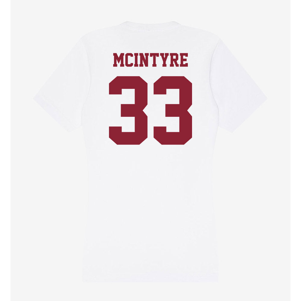 UMass - NCAA Football : Seamus McIntyre - Women's V-Neck T-Shirt-1