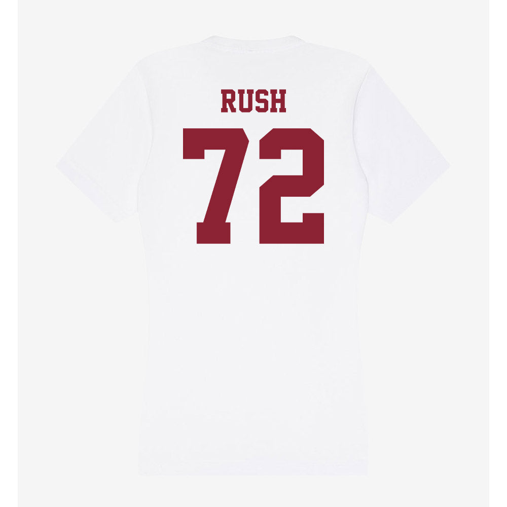 UMass - NCAA Softball : Brenna Rush - Women's V-Neck T-Shirt-1