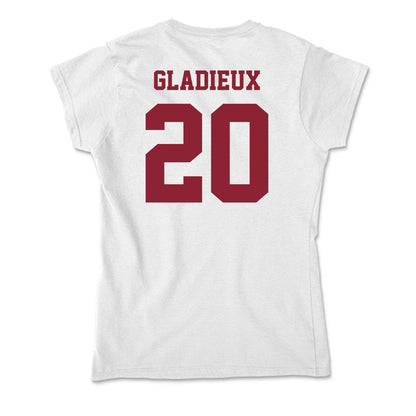 UMass - NCAA Women's Basketball : Tessa Gladieux - Soft Style Women’s T-Shirt-1