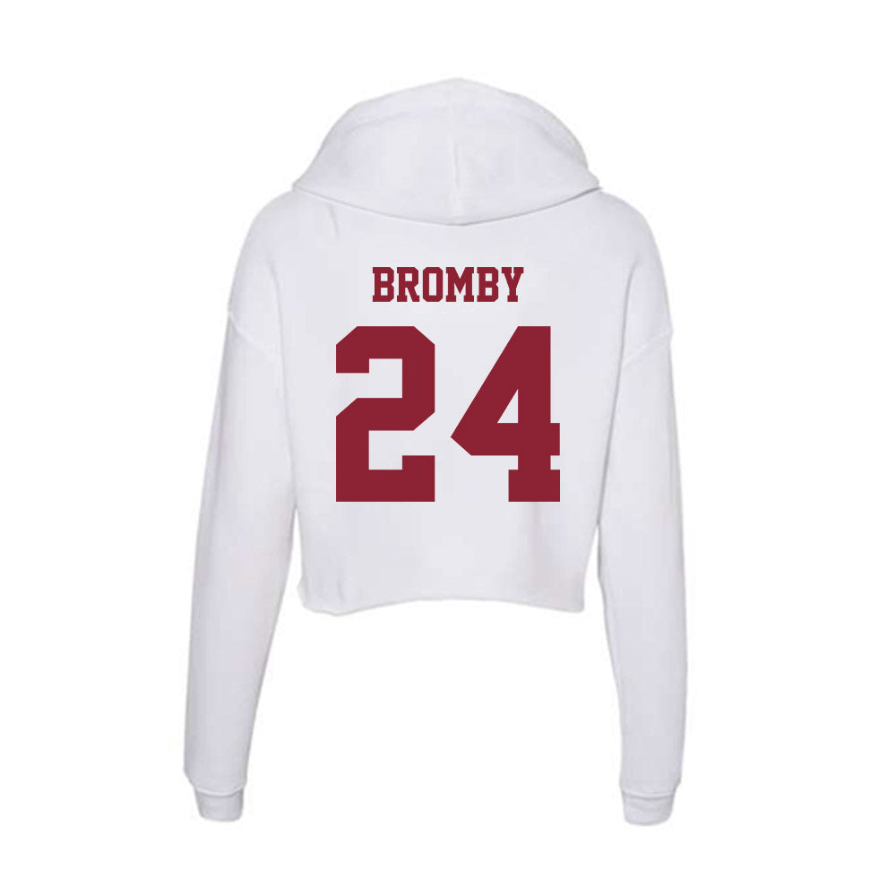 UMass - NCAA Women's Lacrosse : Reese Bromby - Women's Crop Fleece Hoodie-1