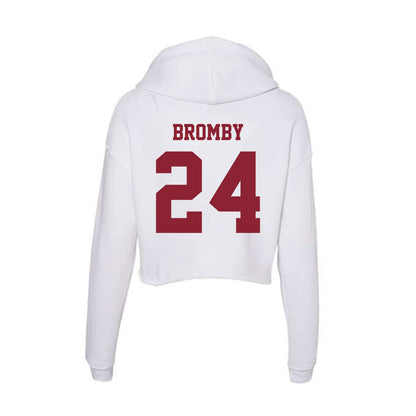 UMass - NCAA Women's Lacrosse : Reese Bromby - Women's Crop Fleece Hoodie-1