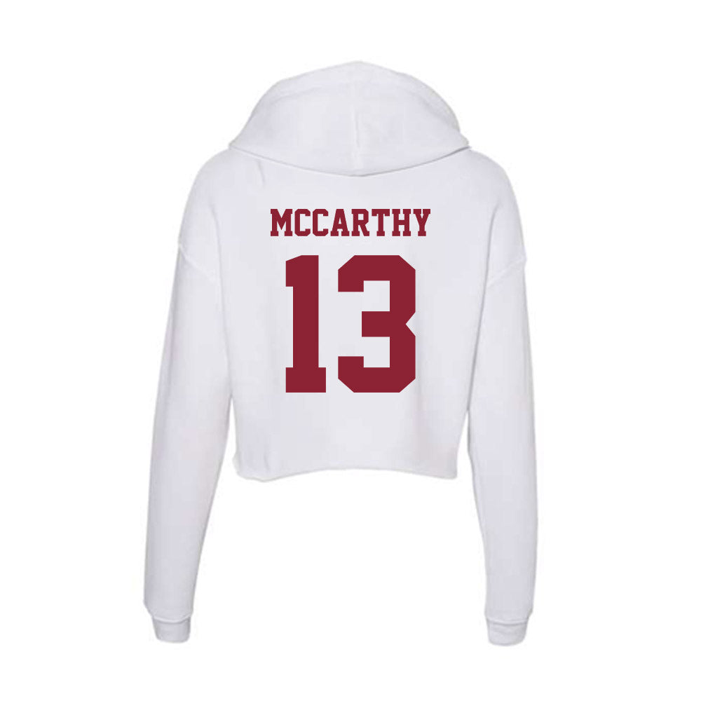 UMass - NCAA Football : Aedan McCarthy - Women's Crop Fleece Hoodie-1