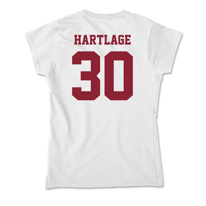 UMass - NCAA Men's Soccer : Crew Hartlage - Soft Style Women’s T-Shirt-1
