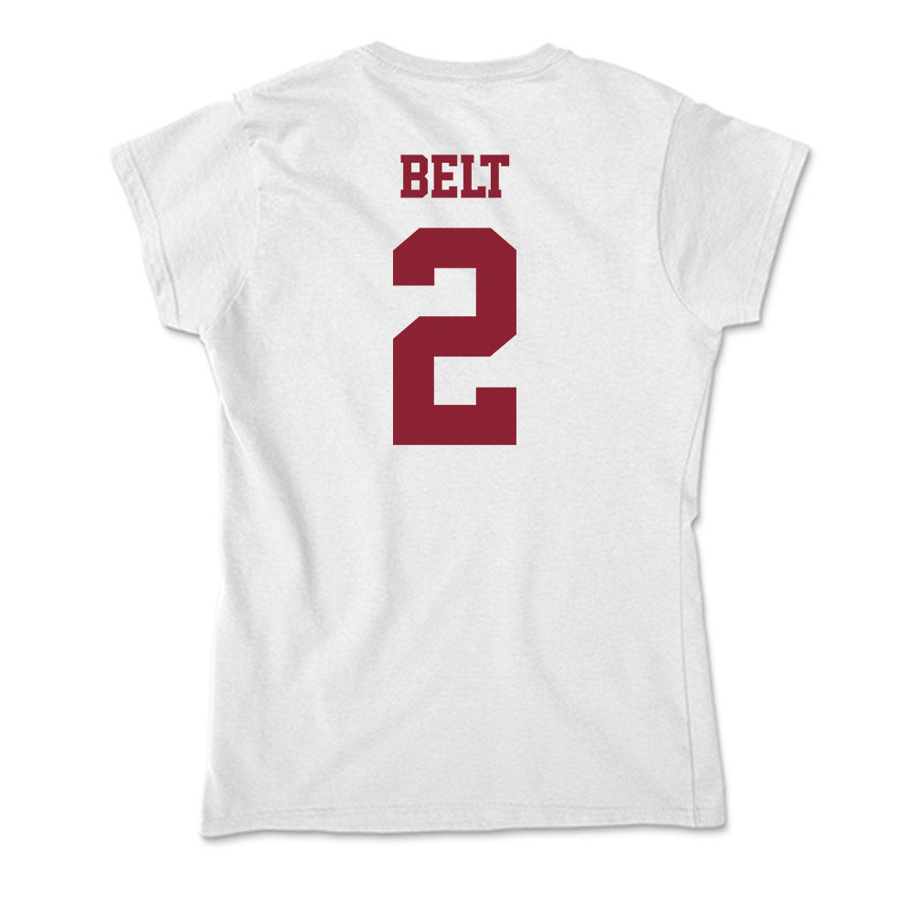 UMass - NCAA Men's Soccer : Quinn Belt - Soft Style Women’s T-Shirt-1