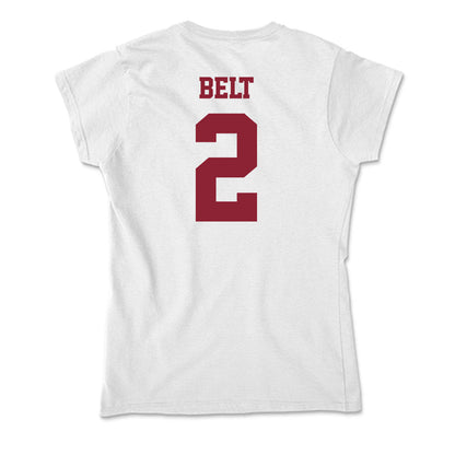 UMass - NCAA Men's Soccer : Quinn Belt - Soft Style Women’s T-Shirt-1