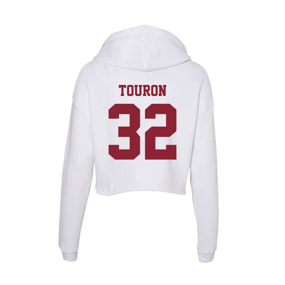  - NCAA Football : Jose Touron - Women's Crop Fleece Hoodie-1