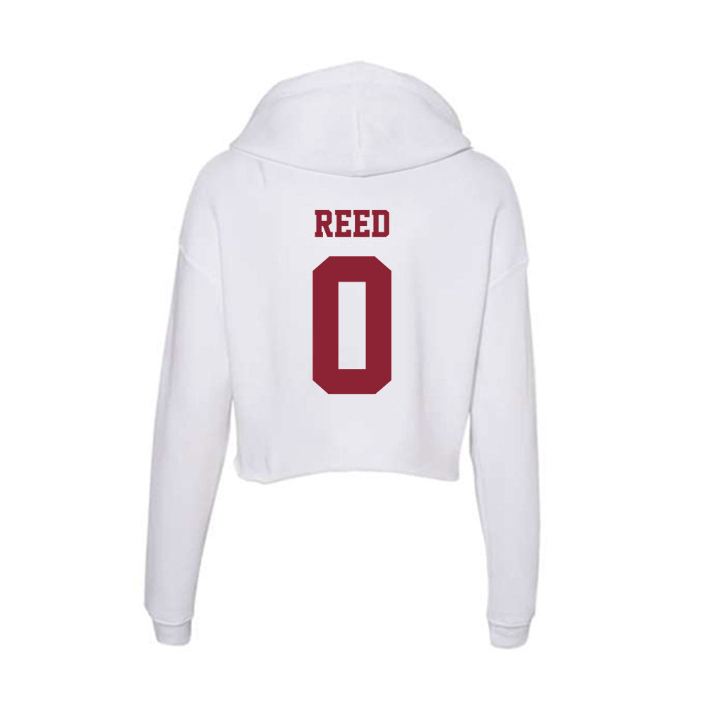UMass - NCAA Football : Isaiah Reed - Women's Crop Fleece Hoodie-1