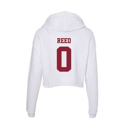 UMass - NCAA Football : Isaiah Reed - Women's Crop Fleece Hoodie-1