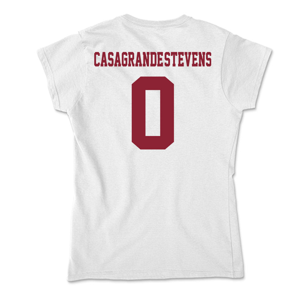 UMass - NCAA Women's Soccer : Ella Casagrande-Stevens - Soft Style Women’s T-Shirt-1