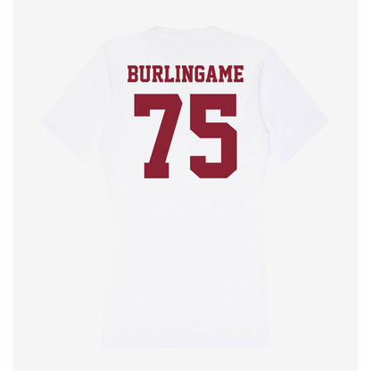 UMass - NCAA Football : Tanner Burlingame - Women's V-Neck T-Shirt-1