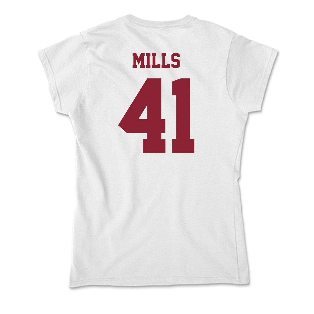 UMass - NCAA Football : Grant Mills - Soft Style Women’s T-Shirt-1