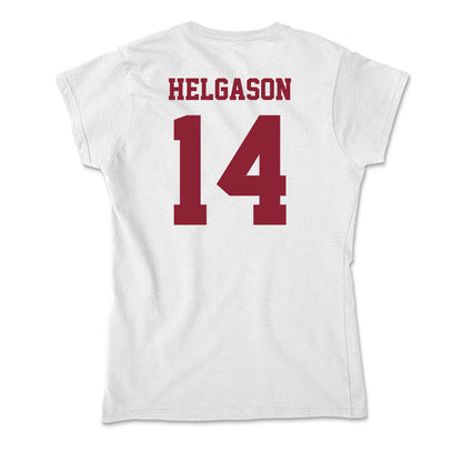 UMass - NCAA Men's Basketball : Heimir Helgason - Soft Style Women’s T-Shirt-1