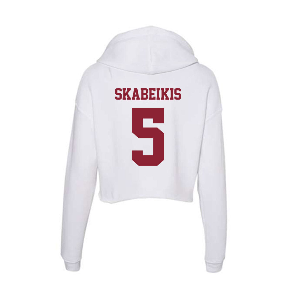UMass - NCAA Women's Soccer : Sophie Skabeikis - Women's Crop Fleece Hoodie-1