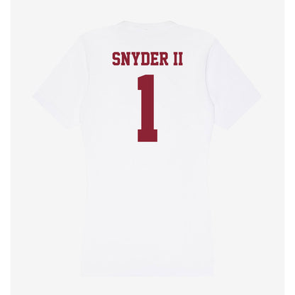 UMass - NCAA Football : Dd Snyder II - Women's V-Neck T-Shirt-1